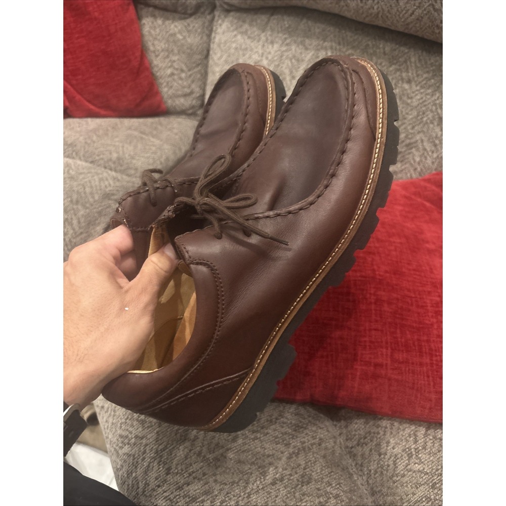 samuel hubbard mens shoes Extra light Brown Leather Size 14